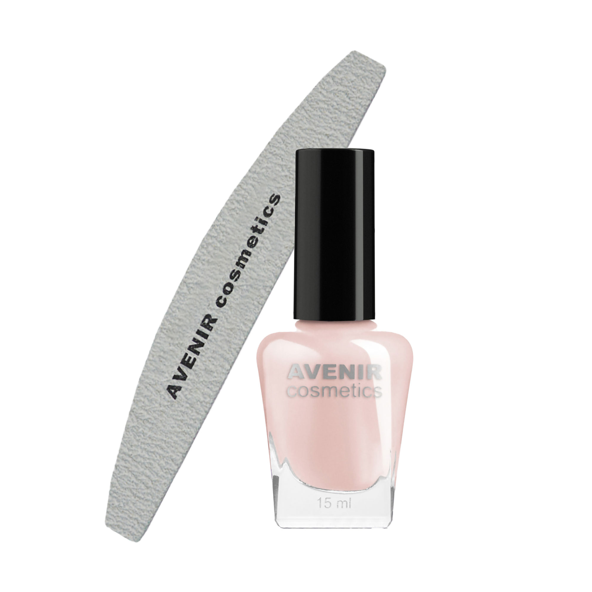 База під лак для нігтів Avenir Cosmetics 7 в 1 Кальцій та мінерали, 15 мл + пилочка, 1 шт